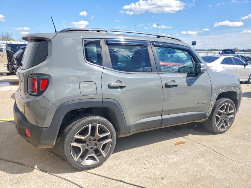 2020 Jeep Renegade VIN ZACNJBD18LPL52272 COPART salvage auction — FRONT END, KY, sold $3,250 on 2026-07-22 (photo 3)