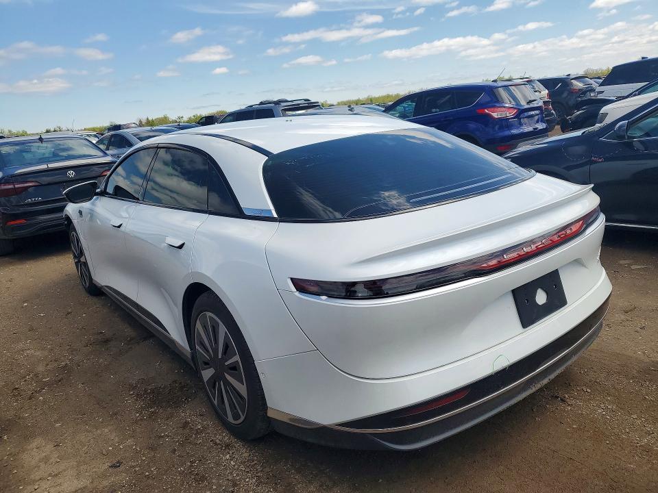 2025 Lucid Air VIN 50EA1TEAXSA035013 COPART salvage auction — FRONT END, Il - Salvage Certificate, sold $13,900 on 2026-07-30 (photo 2)
