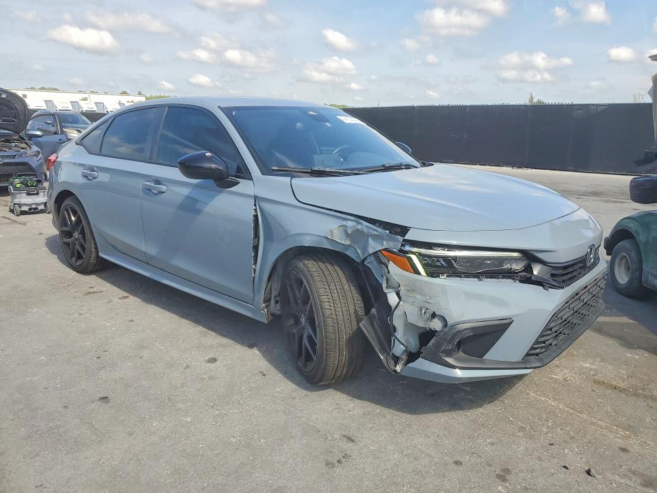 2023 Honda Civic VIN 2HGFE2F54PH543871 COPART salvage auction — FRONT END, Fl - Certificate Of Destruction, sold $6,100 on 2026-07-02 (photo 4)