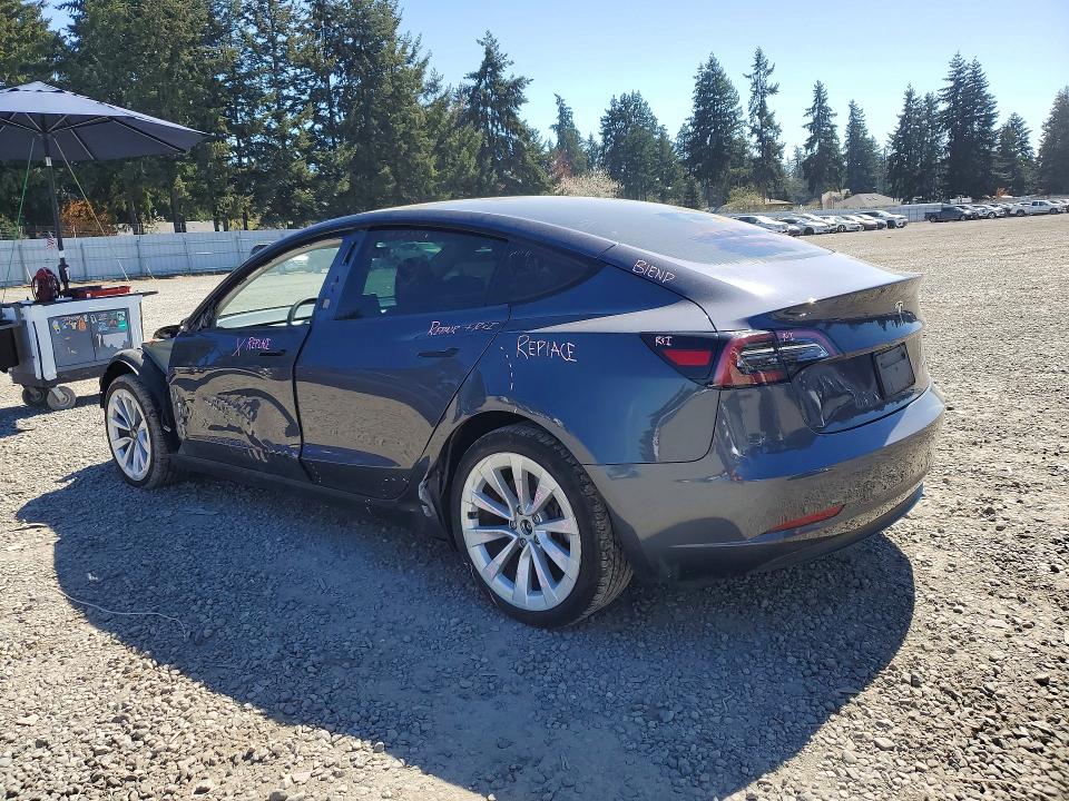 2023 Tesla Model 3 VIN 5YJ3E1EB0PF609034 COPART salvage auction — FRONT END, WA - BILL OF SALE, sold $8,700 on 2026-07-24 (photo 2)