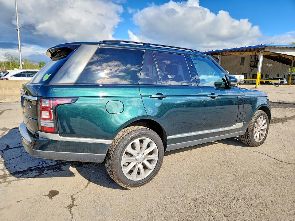 2016 Land rover RANGE ROVER VIN SALGS2PF8GA295733 COPART salvage auction — FRONT END, Id - Salvage Certificate Of Title, sold $9,400 on 2026-08-20 (photo 3)