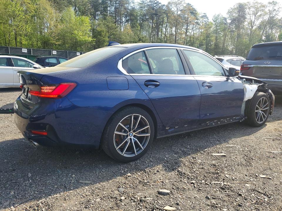 2020 BMW 3er VIN 3MW5R7J05L8B32844 COPART salvage auction — FRONT END, MD - CERT OF SALVAGE < 75% DAMAGE, sold $12,200 on 2026-07-03 (photo 3)