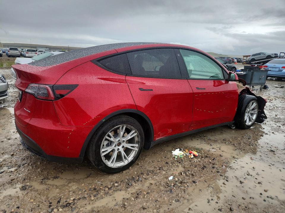 2023 Tesla Model y VIN 7SAYGAEE7PF776892 COPART salvage auction — FRONT END, Ut - Salvage Certificate, sold $12,200 on 2026-07-24 (photo 3)