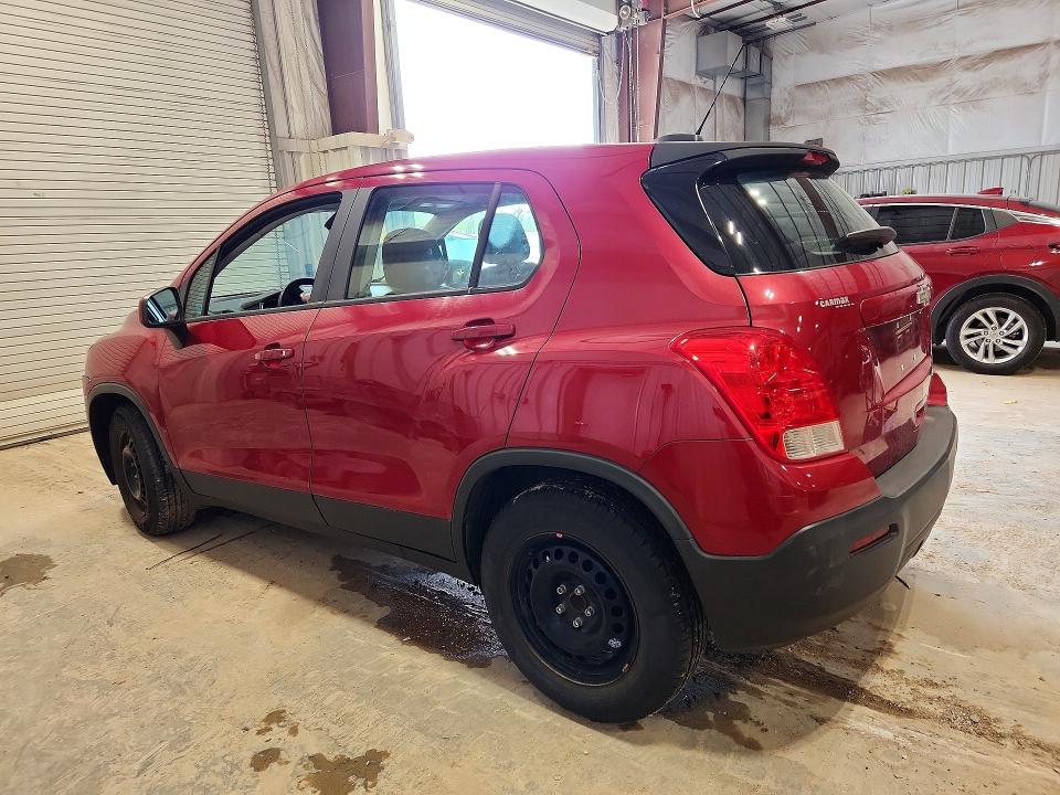 2015 Chevrolet Trax VIN KL7CJKSB9FB067713 COPART salvage auction — FRONT END, WI, sold $600 on 2026-07-22 (photo 2)