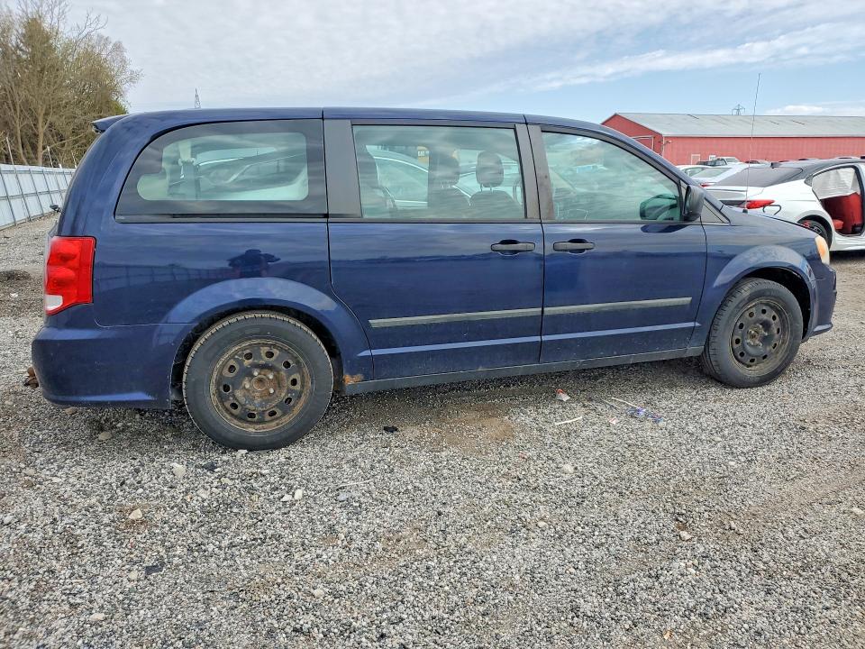 2014 Dodge VIN 2C4RDGBG4ER172897 COPART salvage auction — SIDE, On - Permit No Brand - Unfit, sold $425 on 2026-07-02 (photo 3)