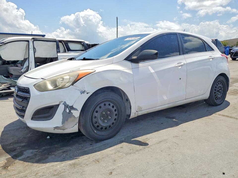 2016 Hyundai Elantra VIN KMHD35LHXGU253008 COPART salvage auction — FRONT END, Fl - Certificate Of Title, sold $1,150 on 2026-07-09 (photo 1)