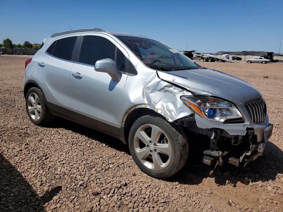 2015 Buick Encore VIN KL4CJDSB8FB231736 COPART salvage auction — FRONT END, Wv - Salvage Certificate, sold $950 on 2026-07-09 (photo 4)