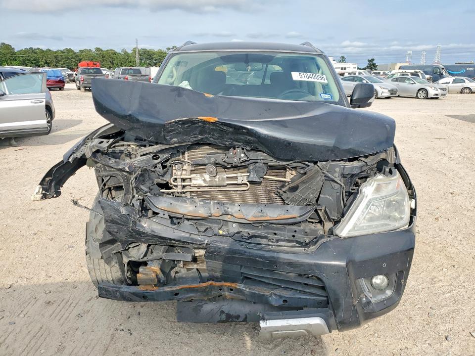 2017 Nissan Armada VIN JN8AY2ND9H9006332 COPART salvage auction — FRONT END, Salvage Title, sold $1,750 on 2026-07-10 (photo 5)