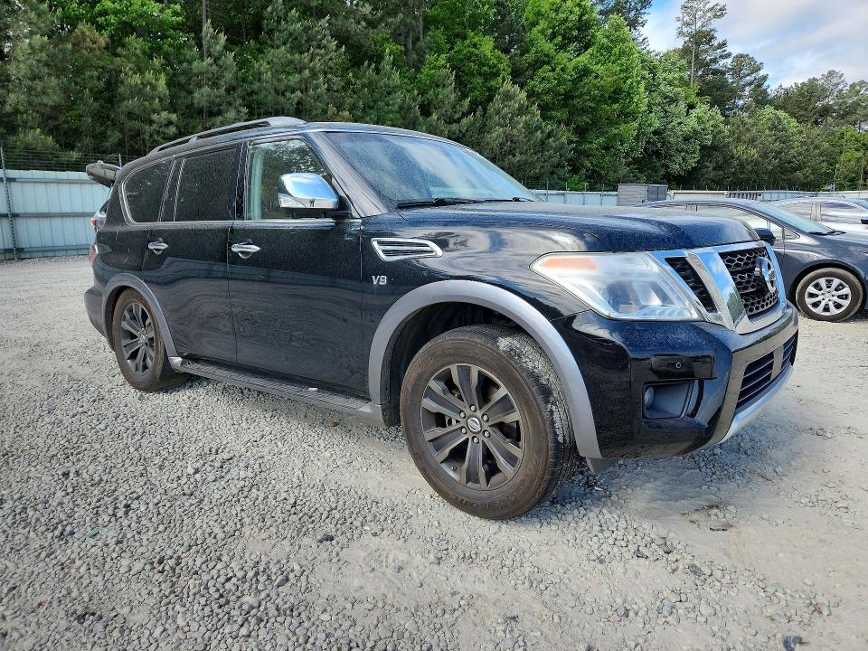 2017 Nissan Armada VIN JN8AY2NF2H9300172 COPART salvage auction — REAR END, Ga - Cert Of Title-Salvage, sold $4,050 on 2026-07-09 (photo 4)