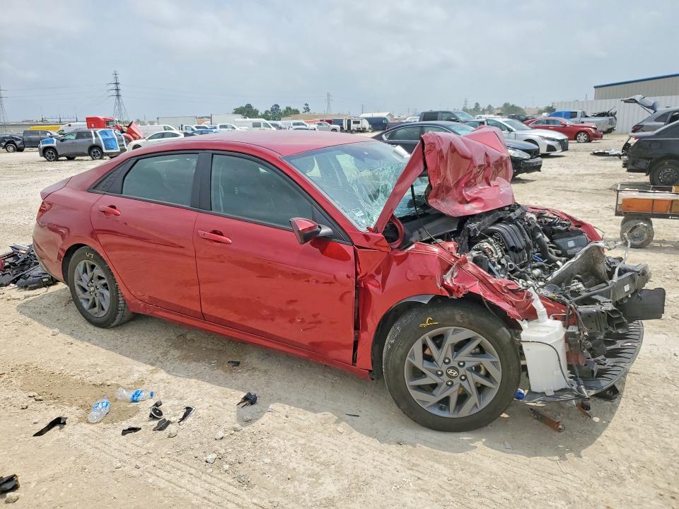 2024 Hyundai Elantra VIN KMHLM4DG9RU819655 COPART salvage auction — FRONT END, Tx - Salvage Vehicle Title, sold $1,750 on 2026-07-07 (photo 4)