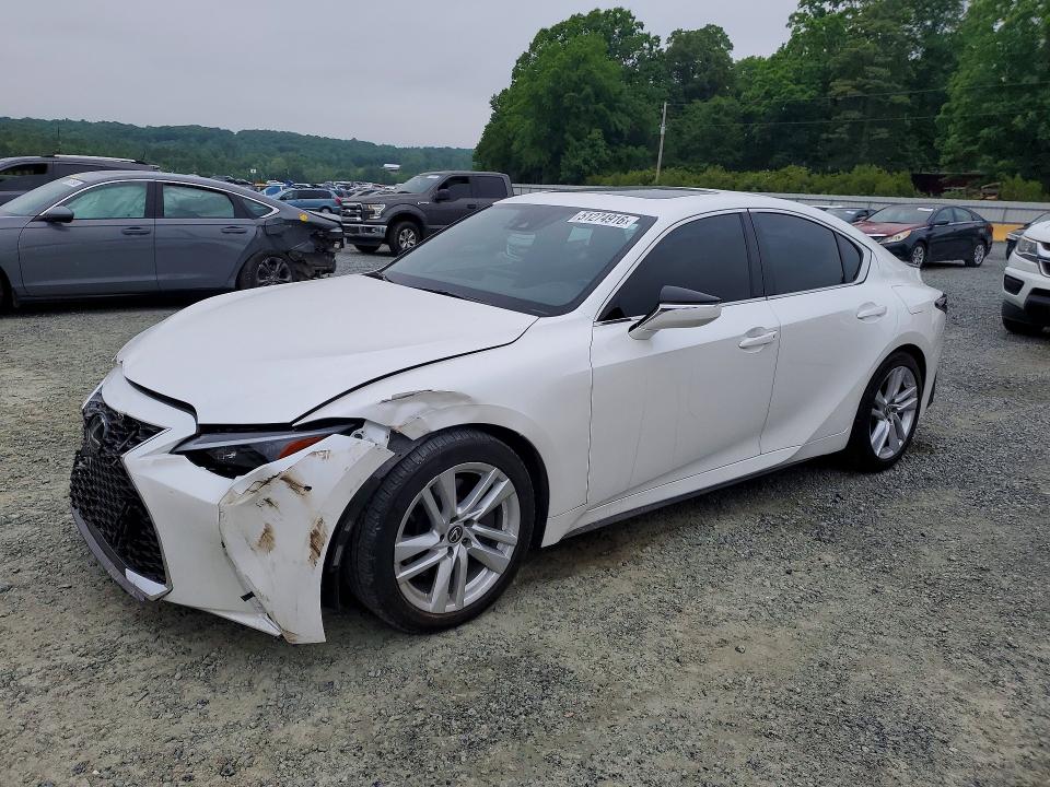 2024 Lexus Is VIN JTHCA1D2XR5132340 COPART salvage auction — FRONT END, Nc - Salvage Certificate Of Title, sold $18,100 on 2026-07-09 (photo 1)