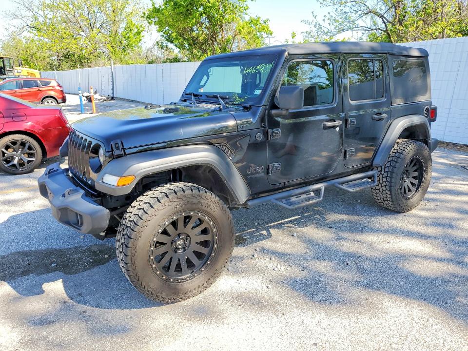 2022 Jeep Wrangler unlimited VIN 1C4HJXDG2NW180358 COPART salvage auction — MINOR DENT/SCRATCHES, MO - CERTIFICATE OF TITLE, sold $9,600 on 2026-07-09 (photo 1)