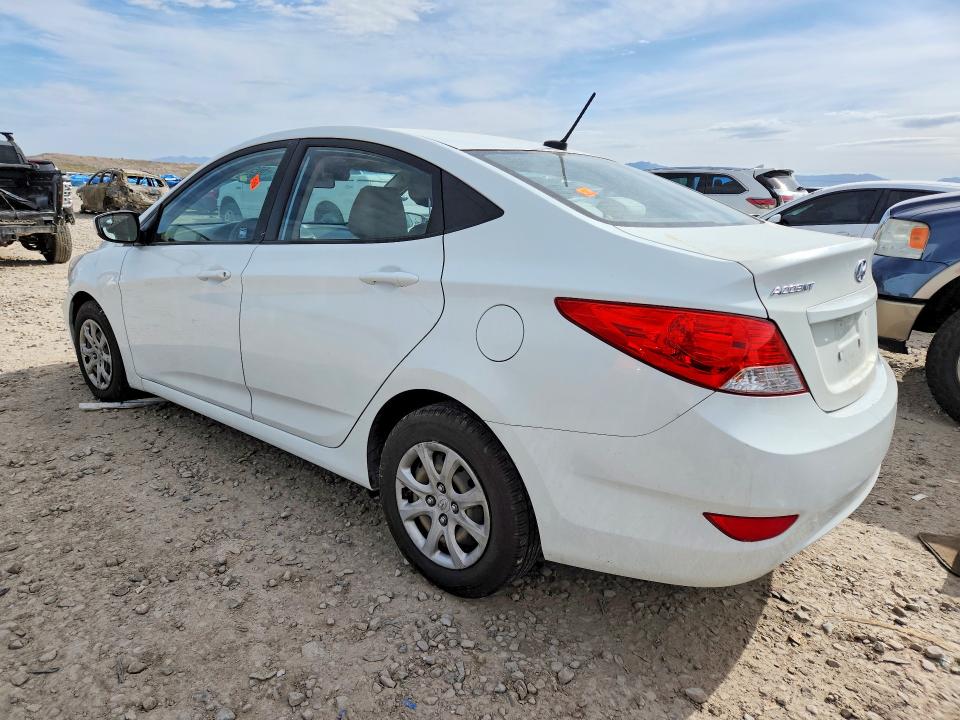 2014 Hyundai Accent VIN KMHCT4AE5EU713977 COPART salvage auction — FRONT END, Ut - Salvage Certificate, sold $1,450 on 2026-07-14 (photo 2)