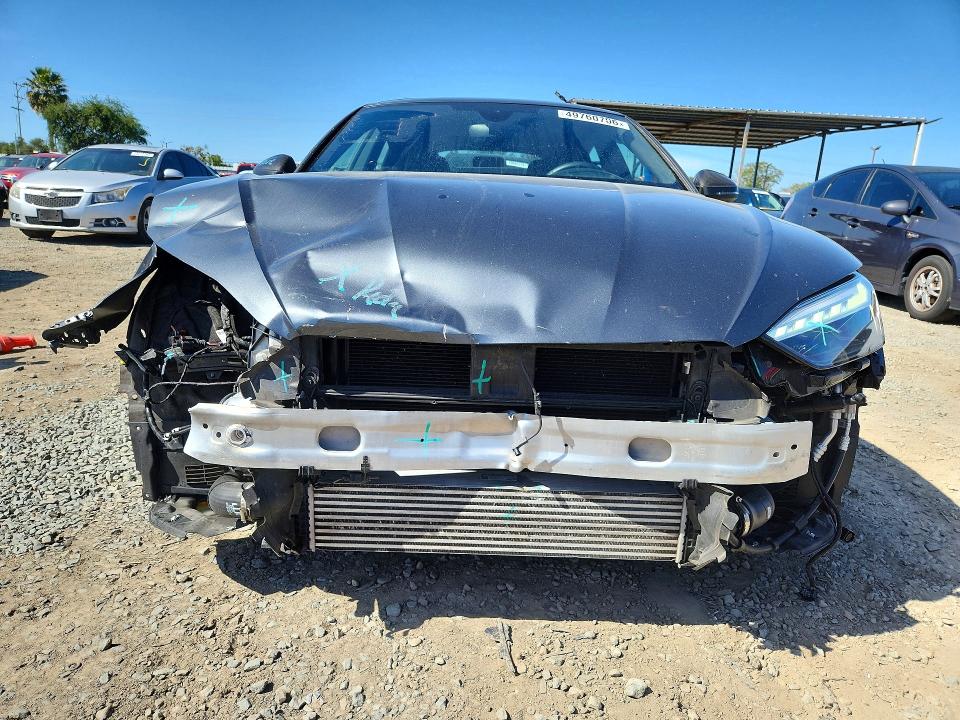 2023 Audi Rs5 VIN WAUB4CF55PA008436 COPART salvage auction — FRONT END, Salvage Title, sold $20,500 on 2026-07-28 (photo 5)