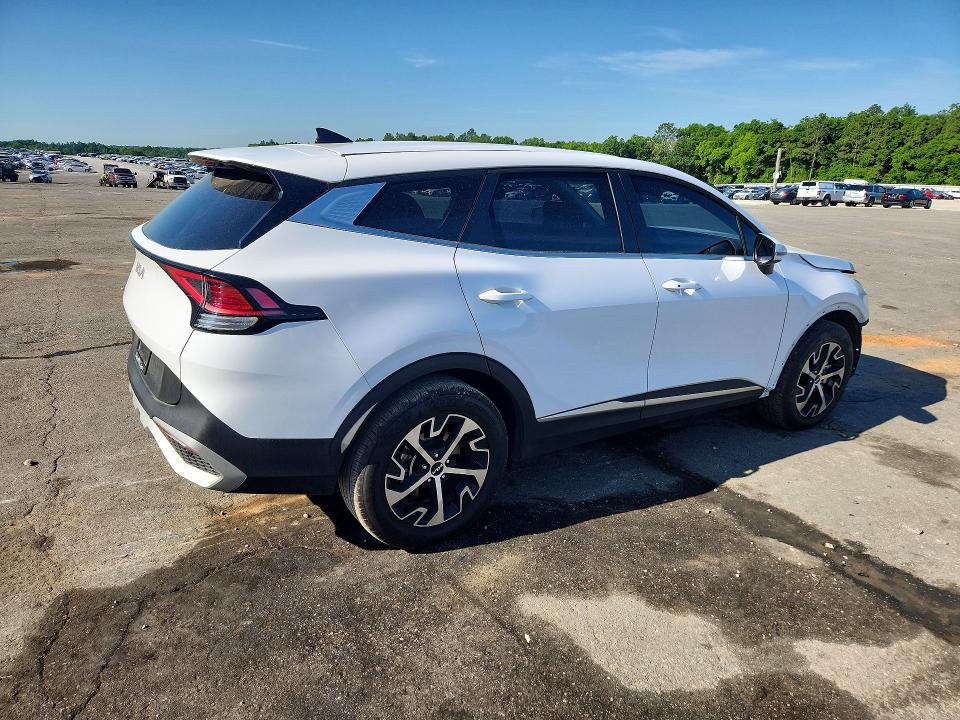 2025 Kia Sportage VIN 5XYK33DF4SG282818 COPART salvage auction — FRONT END, AL - CERT OF TITLE-SALVAGE TITLE, sold $8,700 on 2026-07-27 (photo 3)