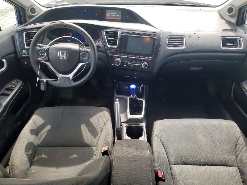 2015 Honda VIN 2HGFB2E59FH008916 COPART salvage auction — FRONT END, Ns - Salvage Title, sold $900 on 2026-07-09 (photo 8)