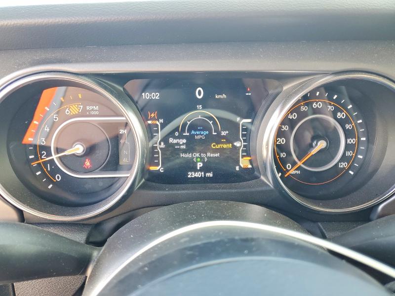 2023 Jeep Wrangler / VIN 1C4HJXDG6PW622562 COPART salvage auction — WATER/FLOOD, Hi - Certificate Of Salvage, sold $8,500 on 2026-07-27 (photo 9)
