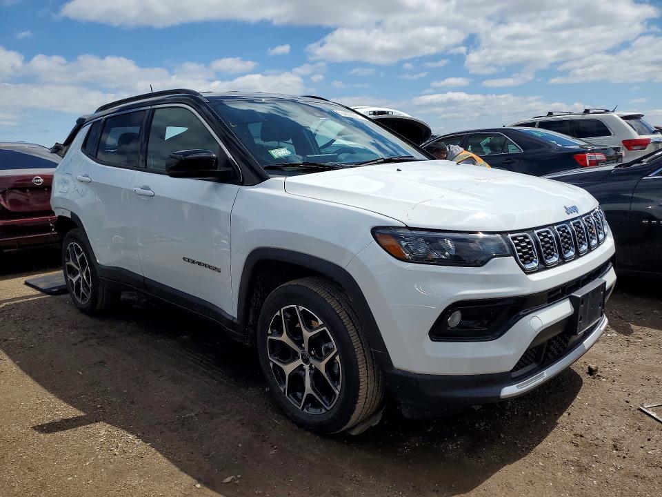 2025 Jeep Compass VIN 3C4NJDCN8ST601700 COPART salvage auction — REAR END, Il - Salvage Certificate, sold $7,900 on 2026-07-09 (photo 4)