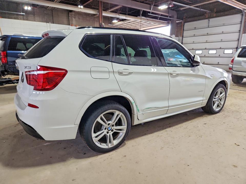2014 BMW X3 VIN 5UXWX7C50E0E76425 COPART salvage auction — FRONT END, Mn - Parts Vehicle Bill Of Sale, sold $850 on 2026-07-02 (photo 3)