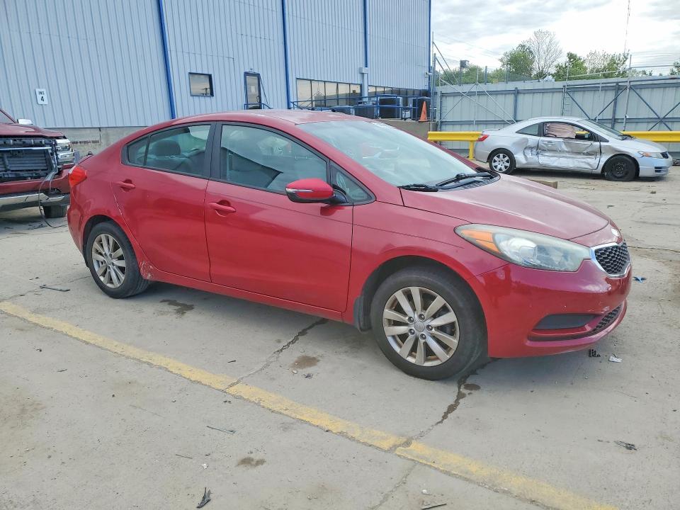 2014 Kia Forte VIN KNAFX4A65E5149849 COPART salvage auction — SIDE, Ky - Bill Of Sale/Part Only/No Titl, sold $800 on 2026-07-08 (photo 4)