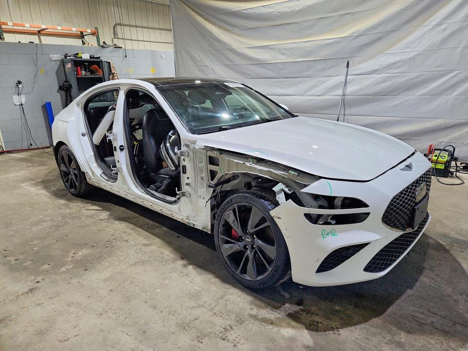 2022 Genesis G70 VIN KMTG54TE9NU097859 COPART salvage auction — ALL OVER, Nh - Cert Of Title-Salvage, sold $8,600 on 2026-07-02 (photo 4)
