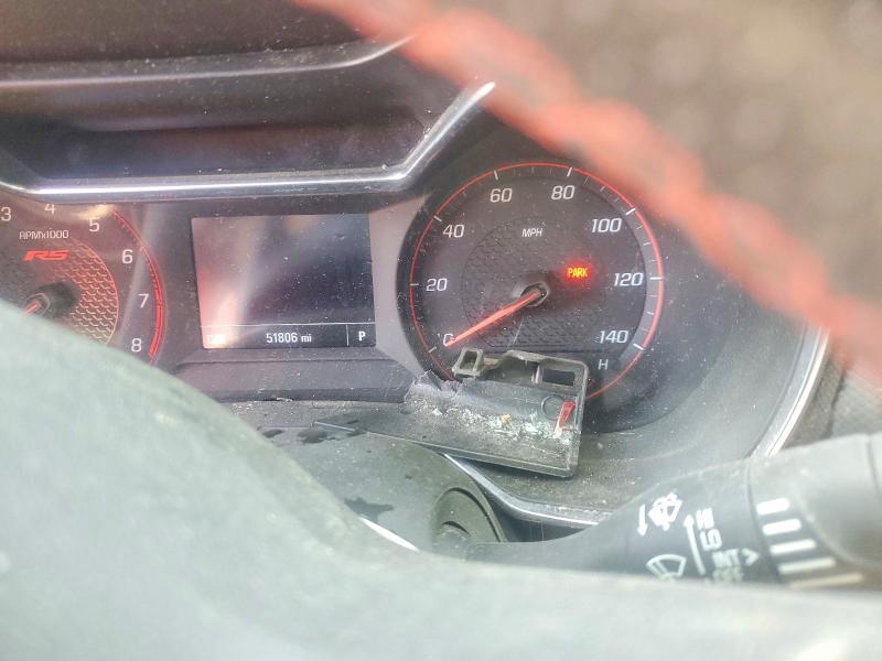 2022 Chevrolet Trailblazer VIN KL79MTSL1NB096685 COPART salvage auction — FRONT END, TX - CERTIFICATE OF TITLE, sold $150 on 2026-07-28 (photo 9)