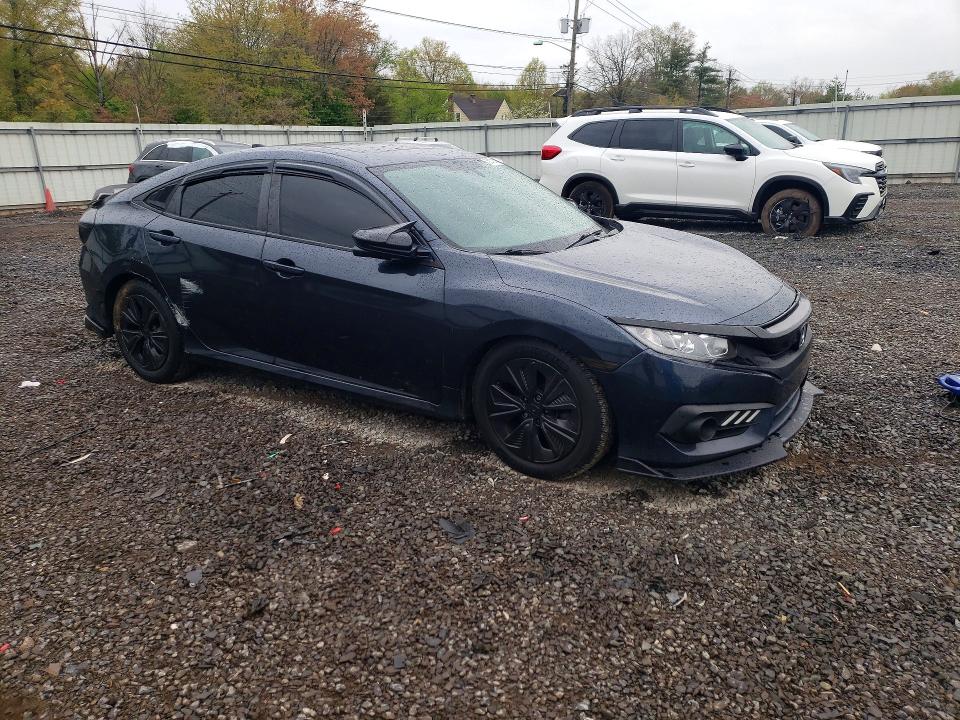 2018 Honda Civic VIN JHMFC1F36JX034685 COPART salvage auction — REAR END, Nj - Cert Of Title-Salvage, sold $375 on 2026-07-21 (photo 4)