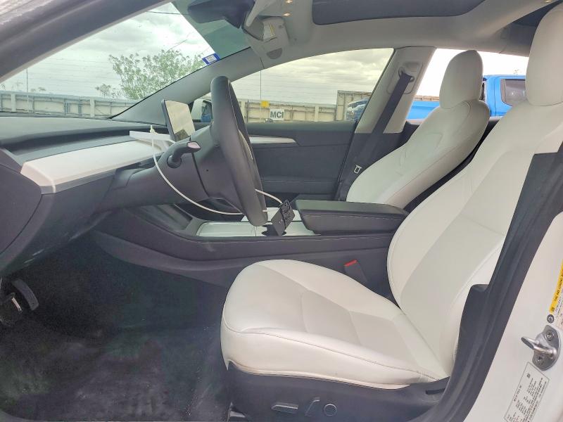 2022 Tesla Model 3 VIN 5YJ3E1EAXNF345101 COPART salvage auction — FRONT END, Tx - Salvage Vehicle Title, sold $175 on 2026-07-31 (photo 7)