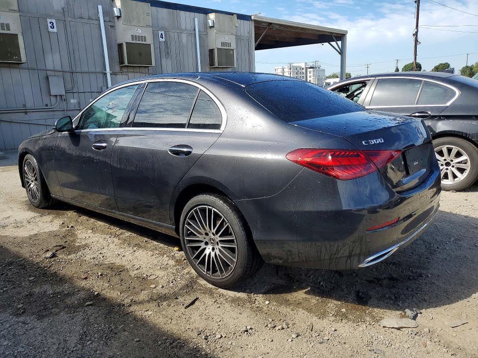 2023 Mercedes-benz C-klasse VIN W1KAF4GB7PR091734 COPART salvage auction — FRONT END, Ca - Salvage Certificate, sold $12,800 on 2026-07-09 (photo 2)