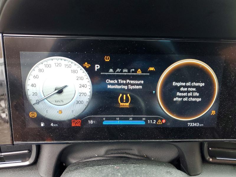 2022 Hyundai Elantra VIN KMHLW4AK5NU008822 COPART salvage auction — REAR END, ON - PERMIT SALVAGE, sold $2,500 on 2026-07-28 (photo 9)