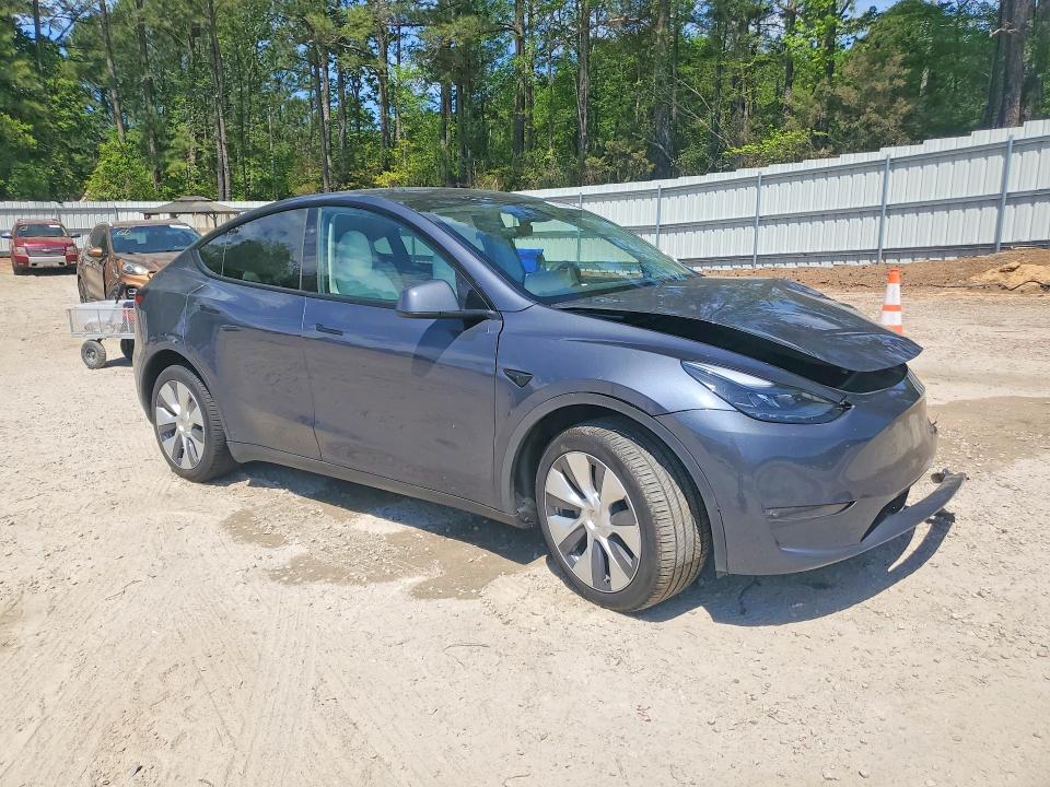 2023 Tesla Model y VIN 7SAYGDEE3PA185036 COPART salvage auction — FRONT END, Nc - Salvage Certificate Of Title, sold $12,100 on 2026-07-17 (photo 4)