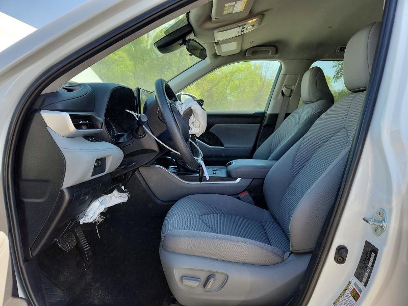 2023 Toyota Highlander VIN 5TDKDRAH6PS519826 COPART salvage auction — FRONT END, Tn - Salvage Certificate, sold $13,000 on 2026-07-02 (photo 7)