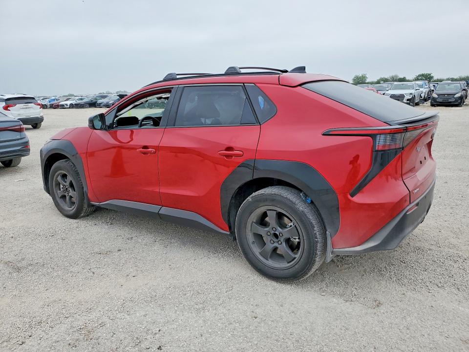 2026 Toyota Bz4x VIN JTMBFAEB1TA004001 COPART salvage auction — SIDE, Tx - Salvage Vehicle Title, sold $6,700 on 2026-07-16 (photo 2)