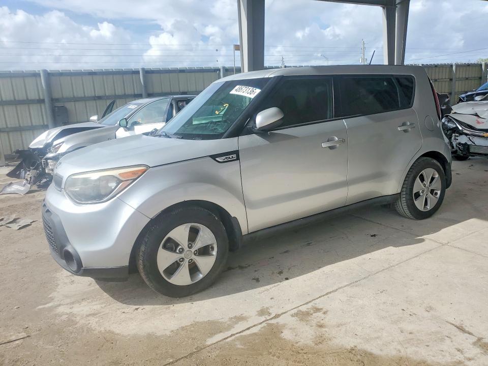 2015 Kia Soul VIN KNDJN2A26F7777171 COPART salvage auction — MINOR DENT/SCRATCHES, Fl - Cert Of Title-Slvg Rebld Flood, sold $950 on 2026-07-29 (photo 1)