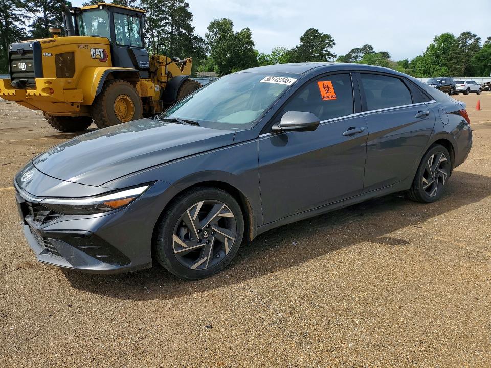 2024 Hyundai Elantra VIN KMHLS4DG3RU720285 COPART salvage auction — MECHANICAL, Tx - Certificate Of Title, sold $7,200 on 2026-07-13 (photo 1)