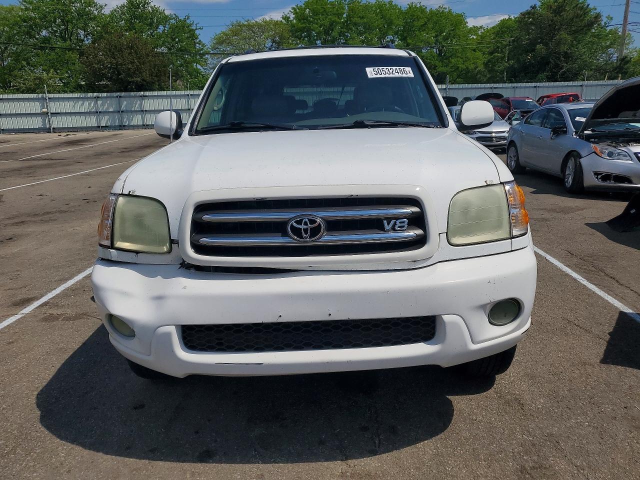 2004 Toyota Sequoia VIN 5TDBT48A94S221135 COPART salvage auction — Normal Wear, OH - CERTIFICATE OF TITLE, sold $375 on 2026-07-01 (photo 5)