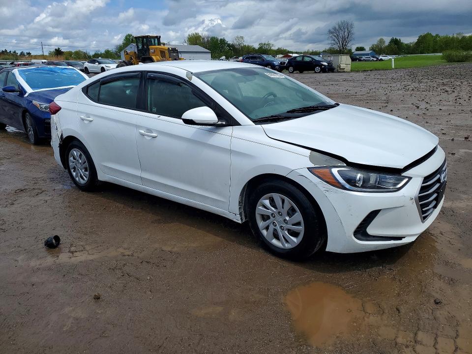 2017 Hyundai Elantra VIN 5NPD74LFXHH193616 COPART salvage auction — REAR END, Oh - Certificate Of Title, sold $1,350 on 2026-07-21 (photo 4)
