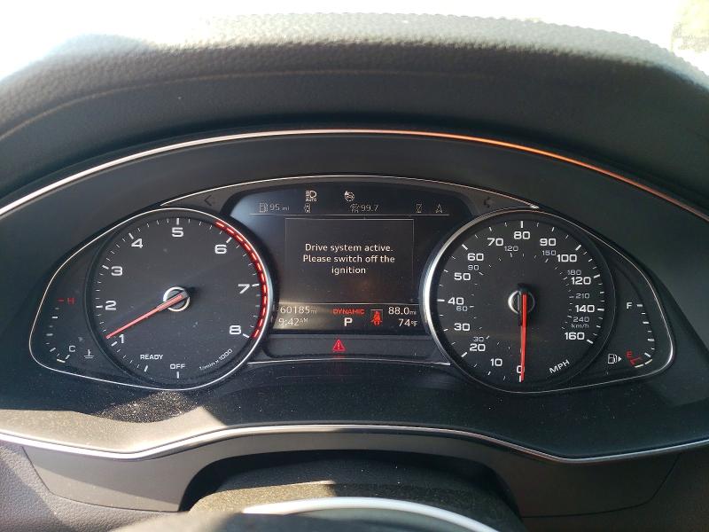 2020 Audi A6 VIN WAUK2AF24LN061759 COPART salvage auction — FRONT END, Nc - Salvage Certificate Of Title, sold $10,500 on 2026-07-02 (photo 9)