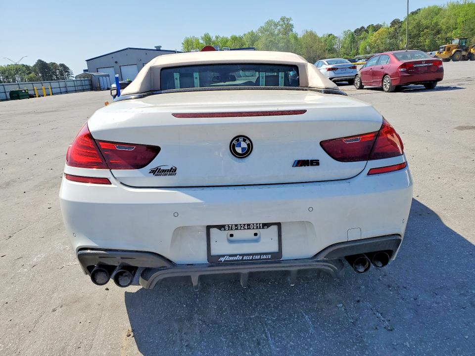 2013 BMW M6 VIN WBSLZ9C52DC985753 COPART salvage auction — FRONT END, Nc - Salvage Certificate Of Title, sold $2,800 on 2026-07-16 (photo 6)
