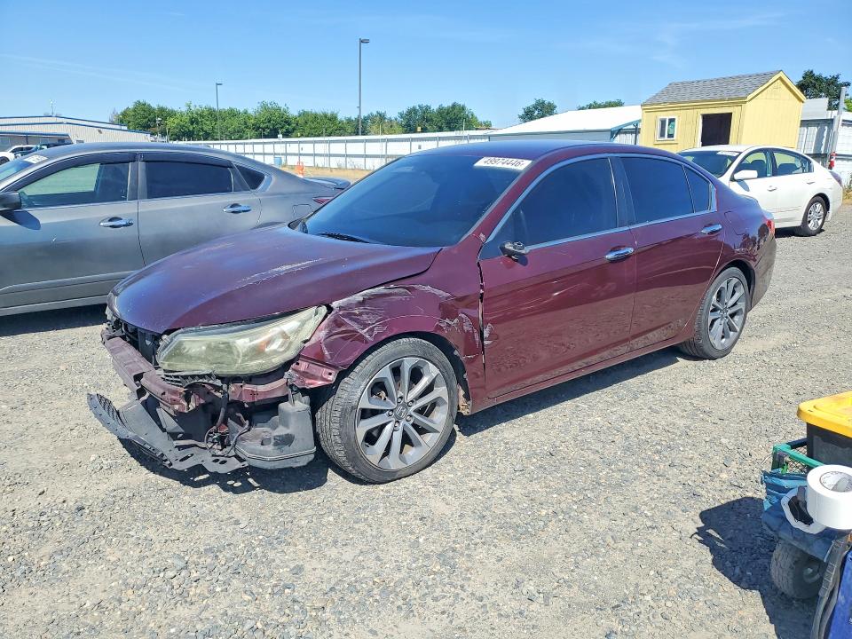 2015 Honda Accord VIN 1HGCR2F59FA055150 COPART salvage auction — FRONT END, Salvage Title, sold $2,500 on 2026-07-09 (photo 1)