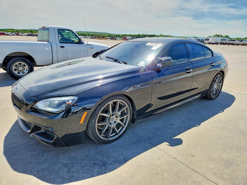 2014 BMW 6er VIN WBA6A0C59ED317884 COPART salvage auction — NORMAL WEAR, Tx - Certificate Of Title (P), sold $5,600 on 2026-07-06 (photo 1)