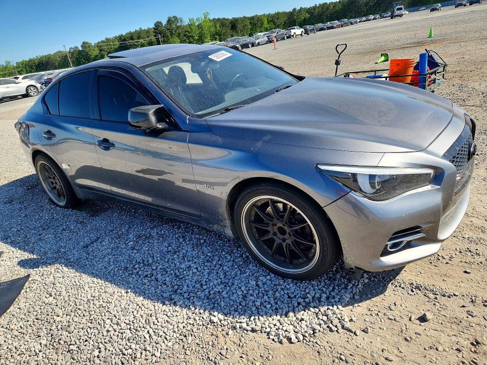 2017 Infiniti Q50 VIN JN1EV7AP8HM734257 COPART salvage auction — MINOR DENT/SCRATCHES, Nc - Salvage Cert-Rebuilt, sold $3,800 on 2026-07-20 (photo 4)