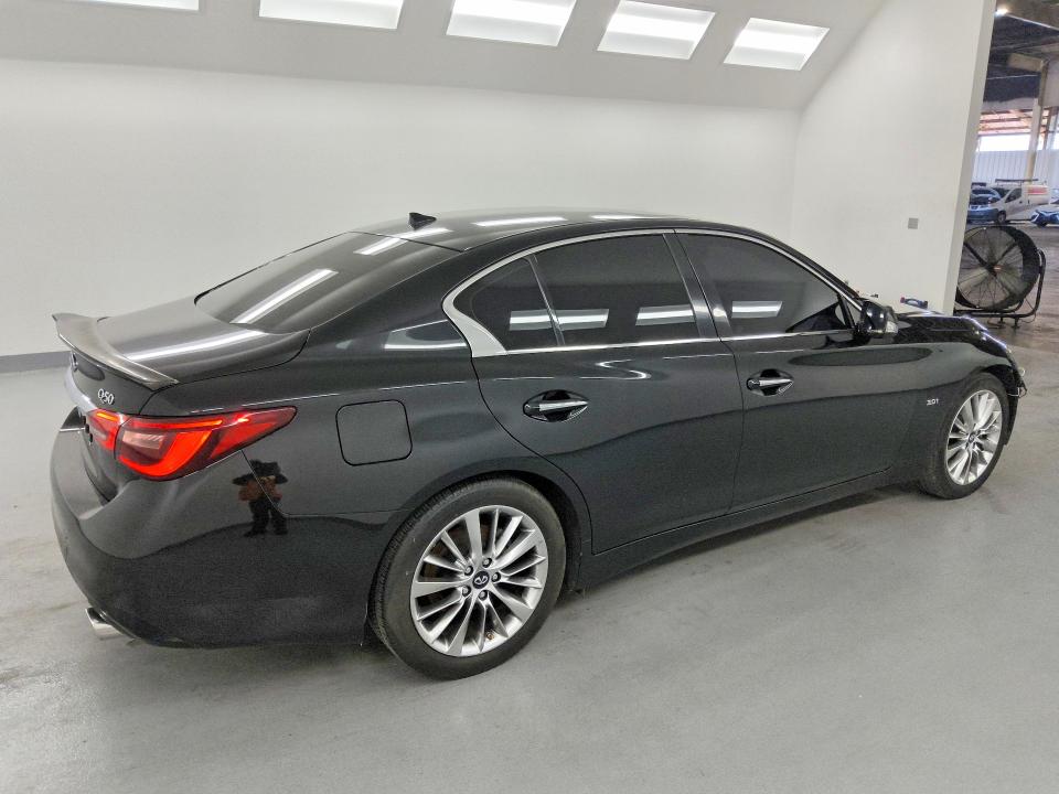 2019 Infiniti Q50 VIN JN1EV7APXKM517235 COPART salvage auction — FRONT END, Ca - Certificate Of Title, sold $1,650 on 2026-07-28 (photo 3)