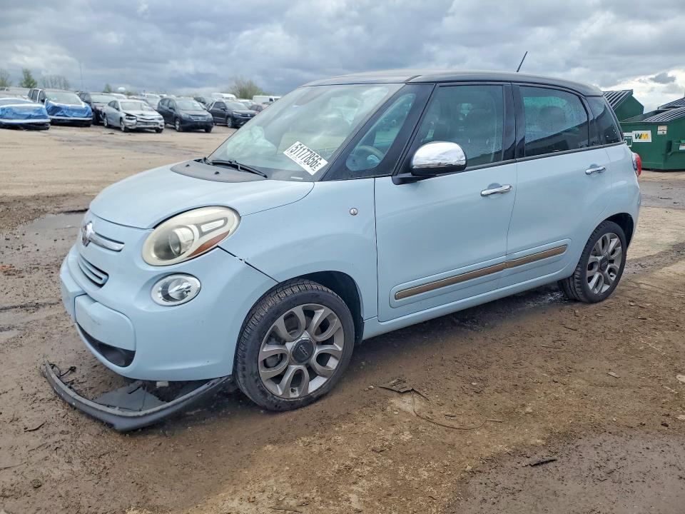 2014 Fiat 500 VIN ZFBCFACHXEZ029627 COPART salvage auction — FRONT END, Il - Salvage Certificate, sold $300 on 2026-07-16 (photo 1)