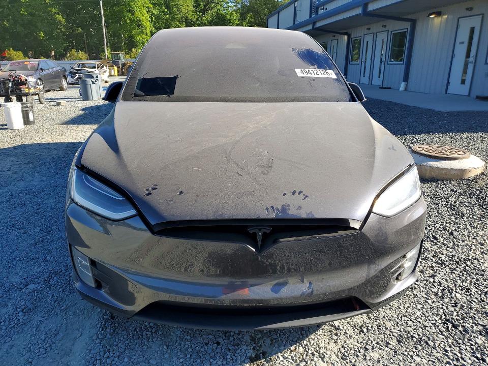 2018 Tesla Model x VIN 5YJXCBE42JF137392 COPART salvage auction — REAR END, NC - SALVAGE CERTIFICATE OF TITLE, sold $175 on 2026-07-30 (photo 5)