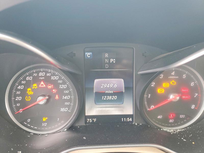 2017 Mercedes-benz C-klasse VIN WDDWF4JB5HR240285 COPART salvage auction — FRONT END, Al - Cert Of Title-Salvage Title, sold $1,850 on 2026-07-14 (photo 9)