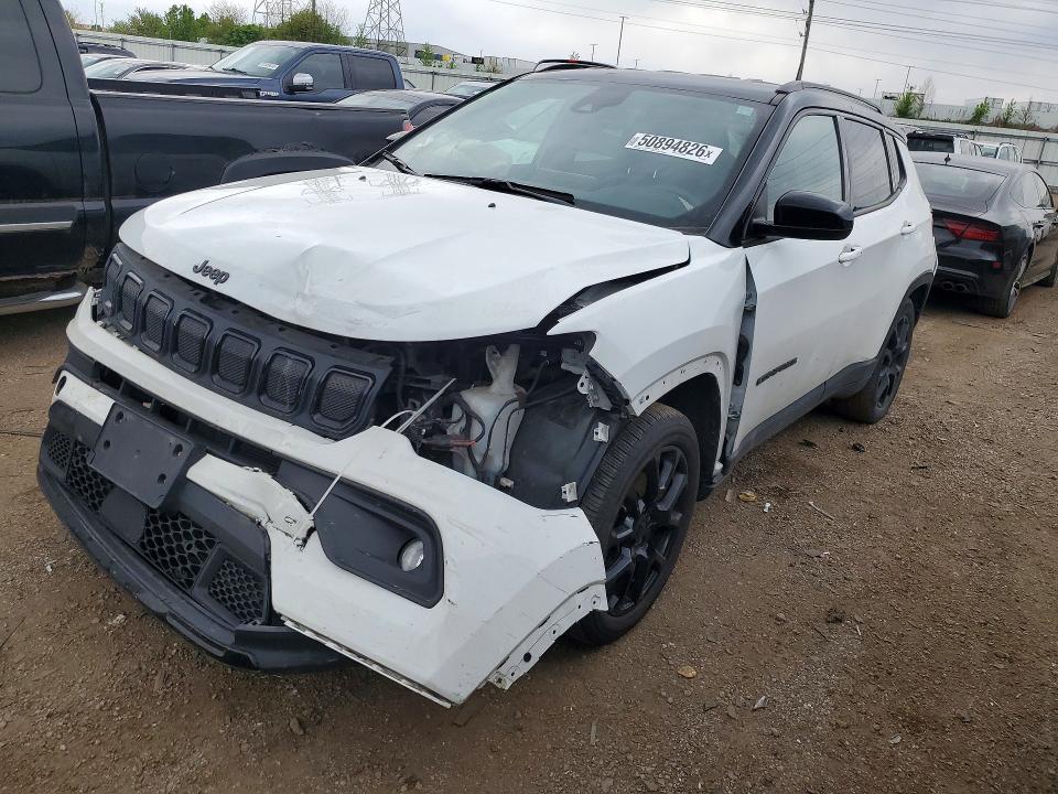2022 Jeep Compass VIN 3C4NJCBB2NT234430 — COPART salvage auction photo