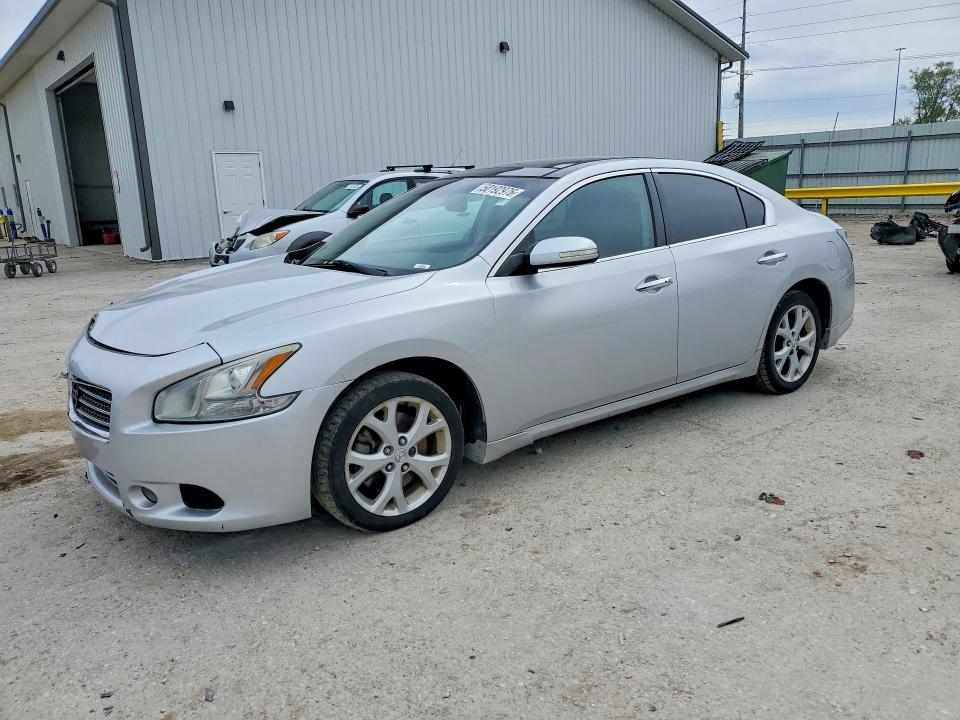 2014 Nissan Maxima VIN 1N4AA5AP0EC492860 COPART salvage auction — FRONT END, Ia - Cert Of Title-Salvage Title, sold $175 on 2026-07-10 (photo 1)