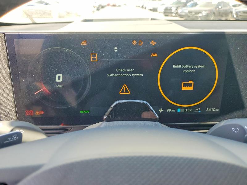 2025 Hyundai Ioniq VIN 7YAKRDDC5SY024852 COPART salvage auction — FRONT END, Ca - Salvage Certificate, sold $9,400 on 2026-07-15 (photo 9)