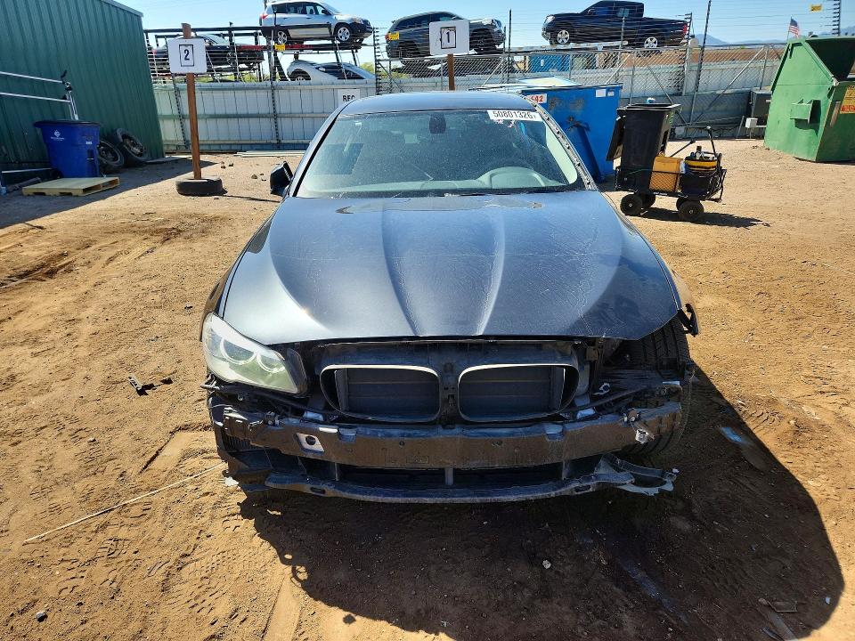 2012 BMW 5er VIN WBAFU7C58CDU60130 COPART salvage auction — FRONT END, Co - Salvage Title, sold $1,300 on 2026-07-06 (photo 5)